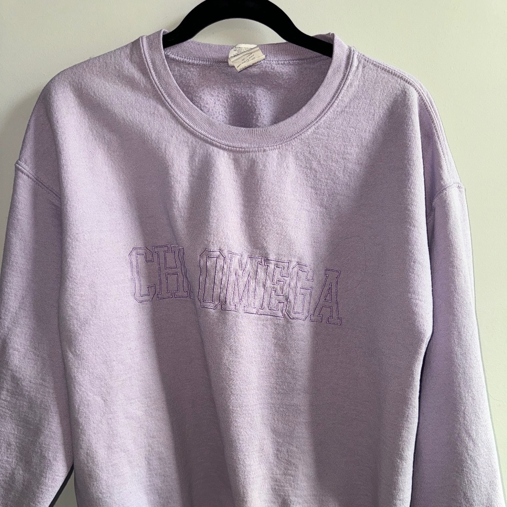 Light Purple Chi Omega Crewneck